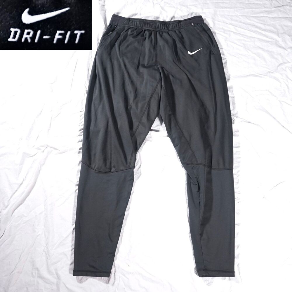 Nike Dri-FIT Jogger Pants Black Mens Large Athletic Athleisure